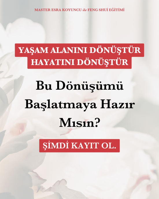 Master Esra Koyuncu ile Feng Shui Eğitimi (4 Haftalık Sertifikalı Eğitim)